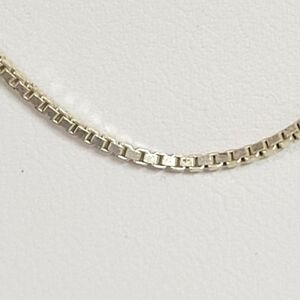 IBB SIGNED 925 STERLING SILVER 24" BOX CHAIN NECKLACE